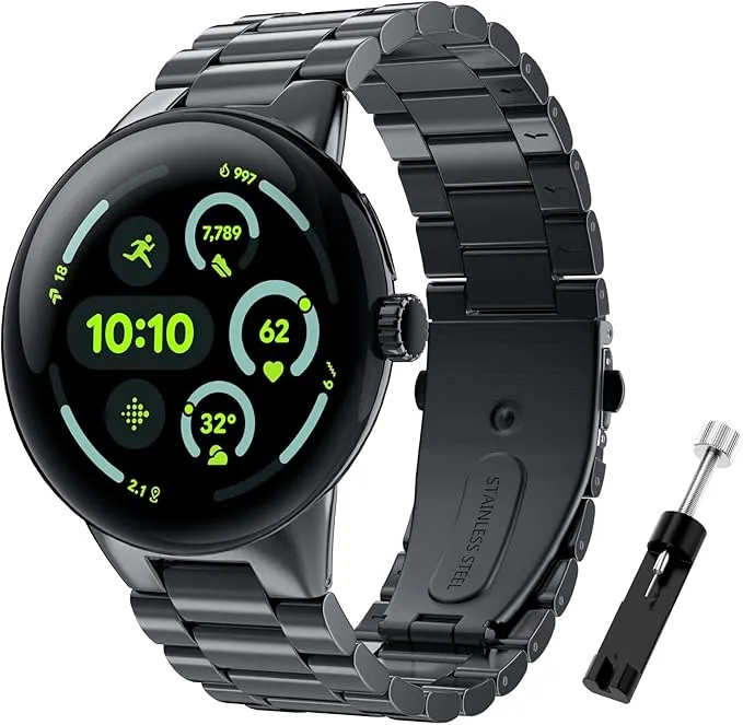 🌟 Stainless Steel Watch Band for Google Pixel Watch 🌟