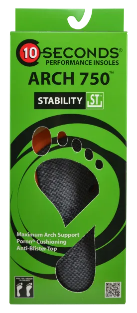 10 Seconds® Classics Arch 750™ Performance Insoles (DISCONTINUED)