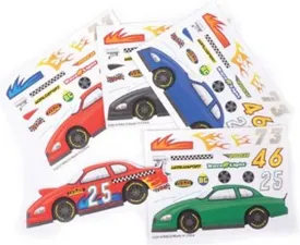 24 Race Car Stickers - Toddler Stickers for Goodie Bags & Party Favors
