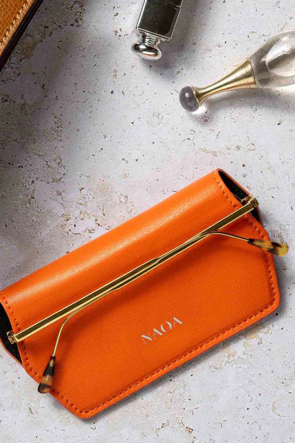Apple Leather Slim Glasses Case
