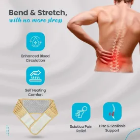 Back Brace for Men and Women - the ultimate solution for back support and pain relief, Lumbar Support For Lower Back Pain, Breathable Lower Back Support Belt For Sciatica, Scoliosis & Herniated Disk
