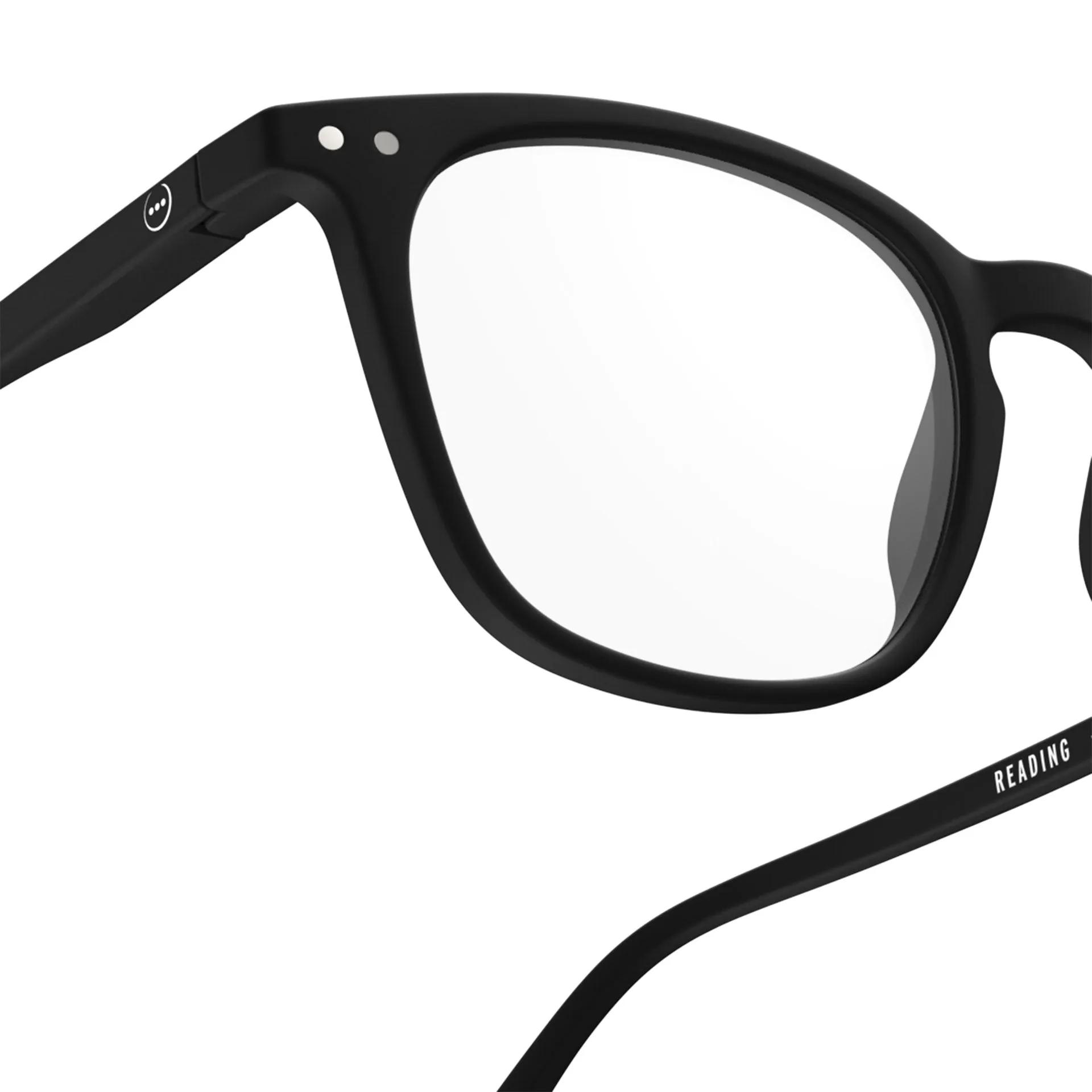 Black #E Reading Glasses by Izipizi
