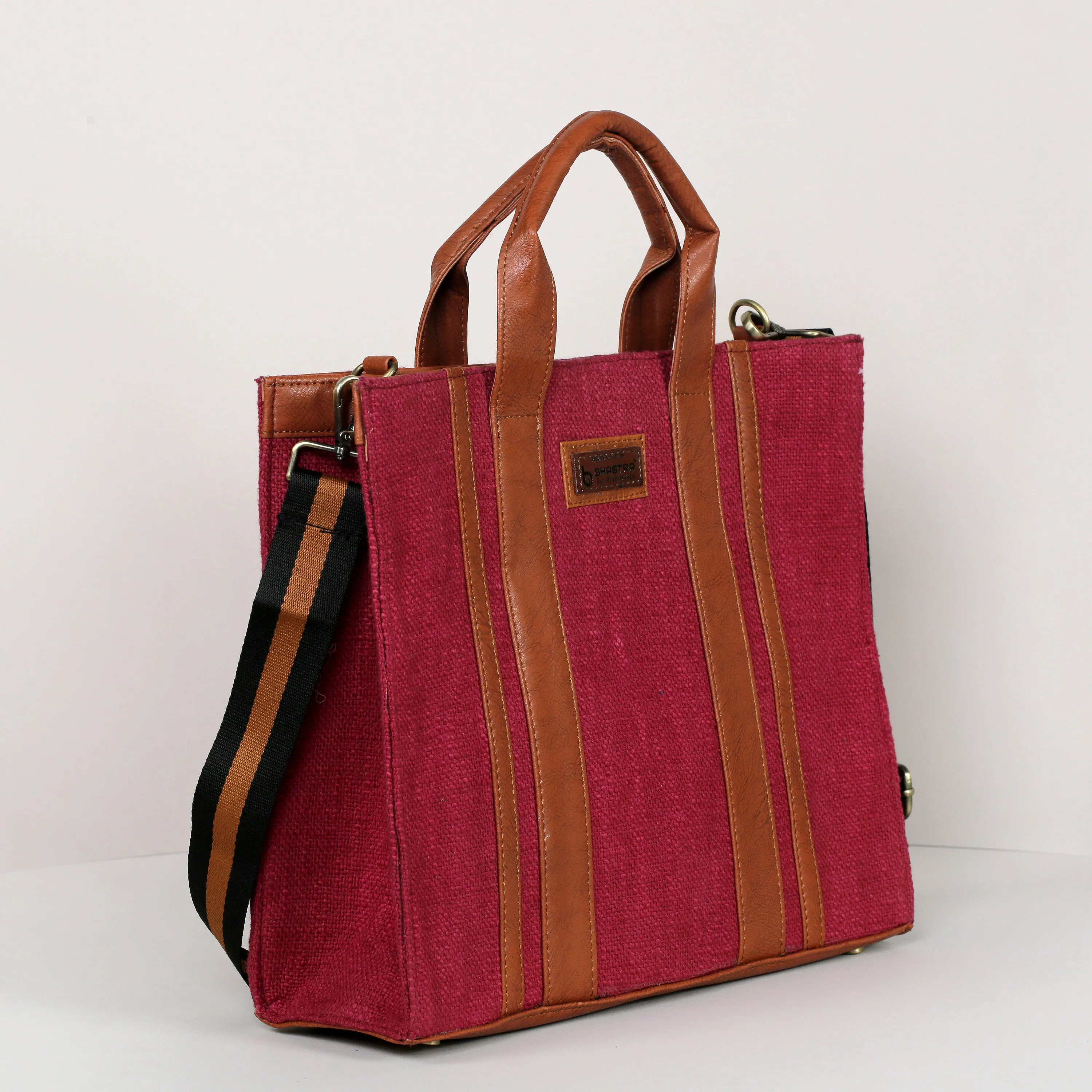 Burgundy Book Tote