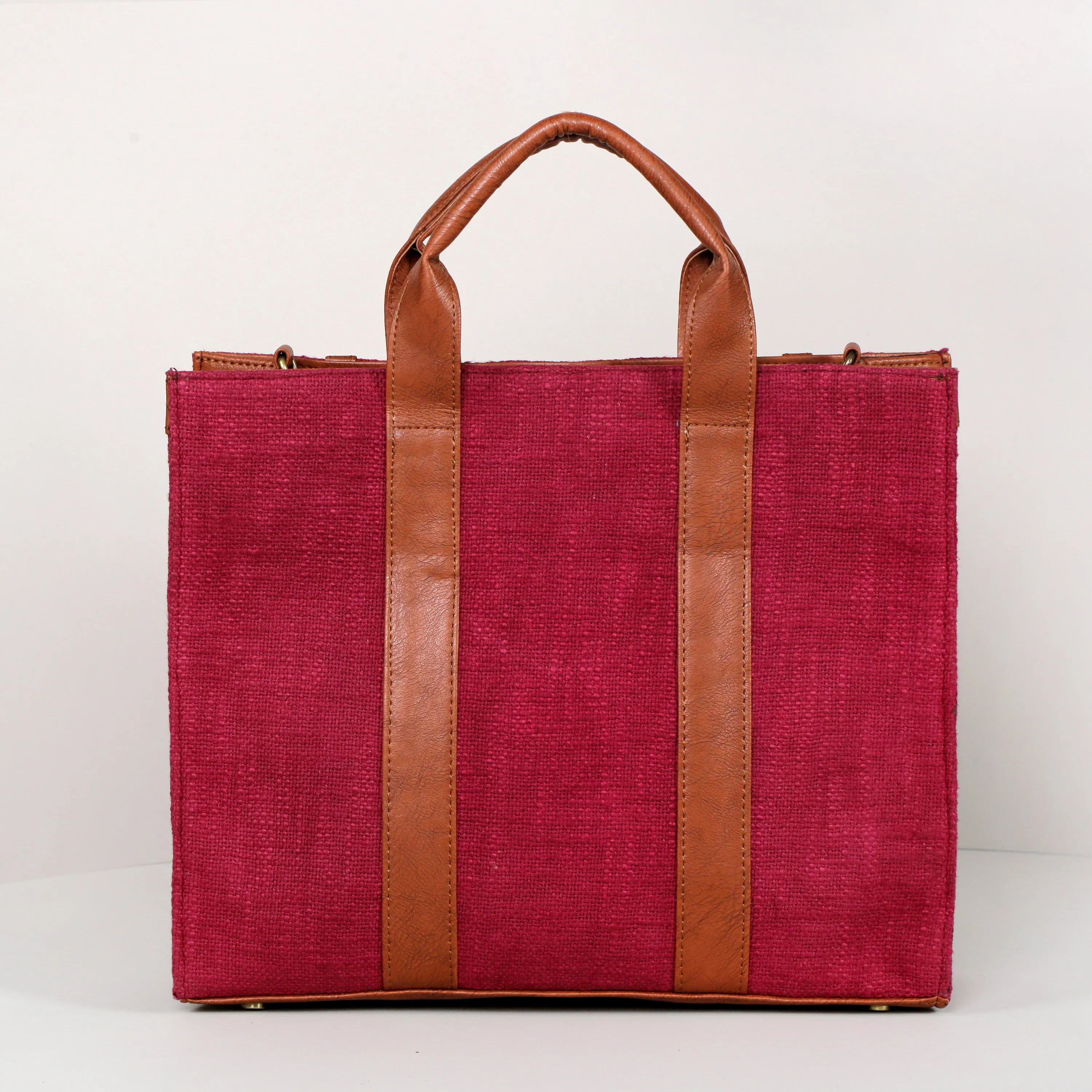 Burgundy Book Tote