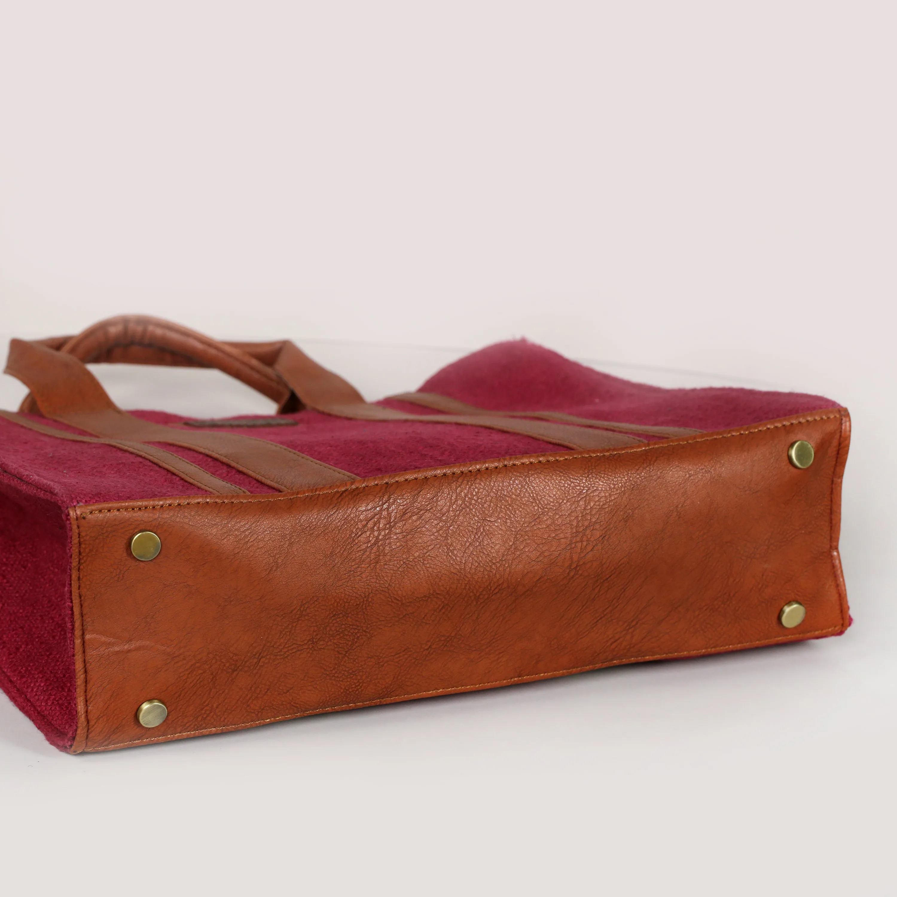 Burgundy Book Tote