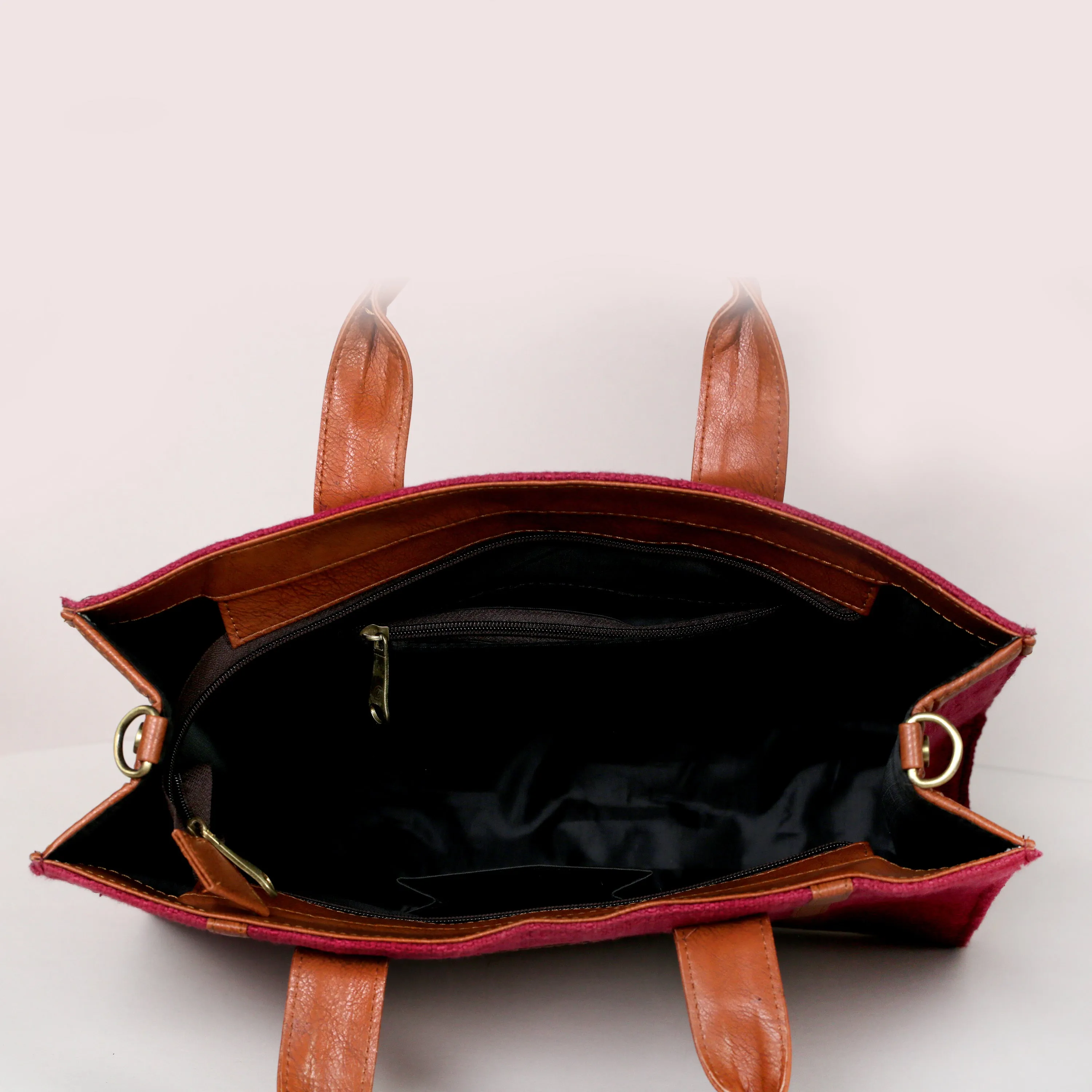 Burgundy Book Tote