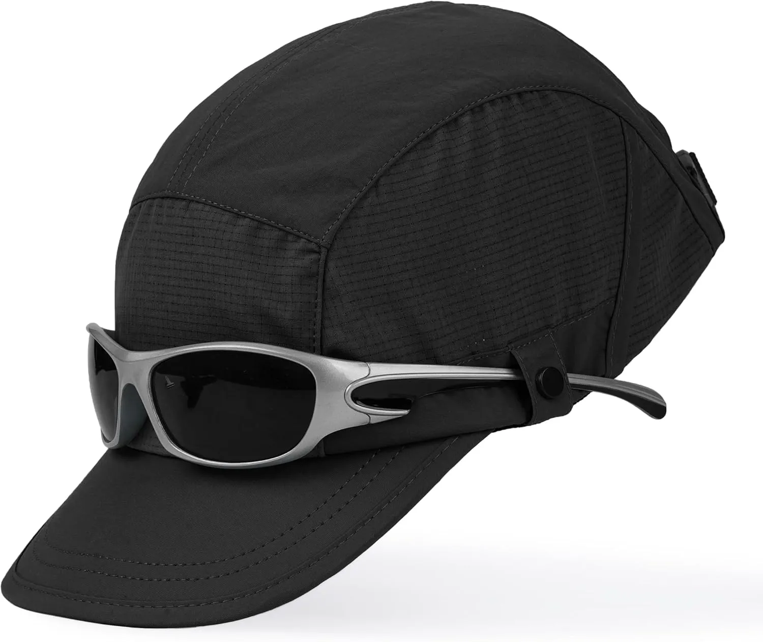 CLAPE Snapback 5 Panel Hat for Men Flat Bill Funny Trucker Hats Running