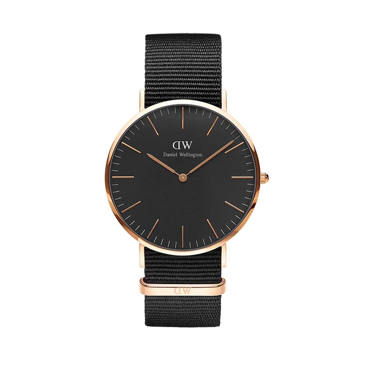 Classic 40mm Cornwall - Black & Rose Gold Watch