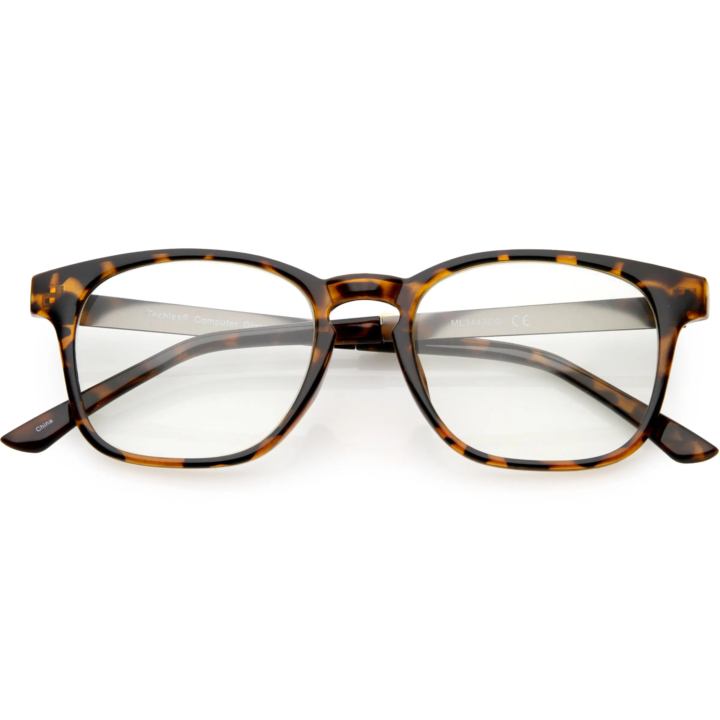 Classic Anti Blue Light Square Horn Rimmed Blue Blocking Computer Glasses C929