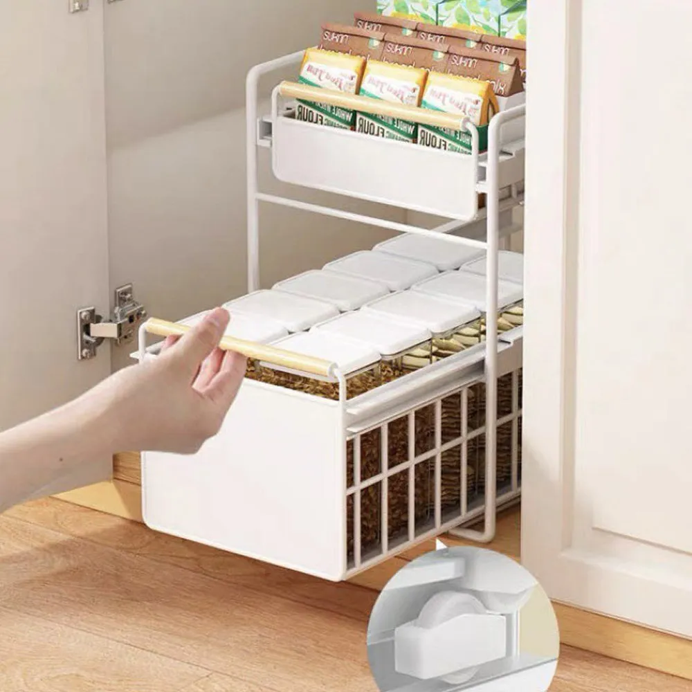 Contemporary Dual Storage Cart Organiser