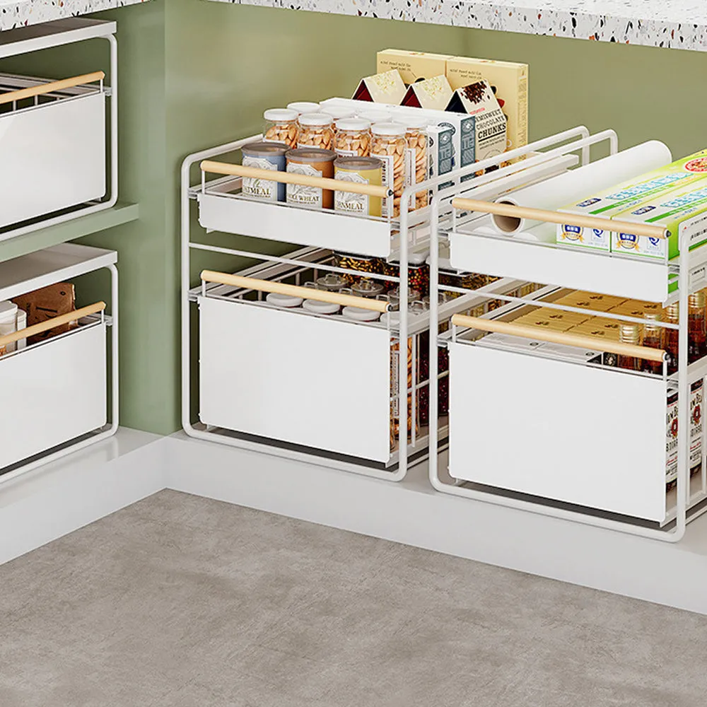 Contemporary Dual Storage Cart Organiser