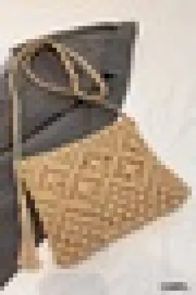 Crochet Crossbody - Camel