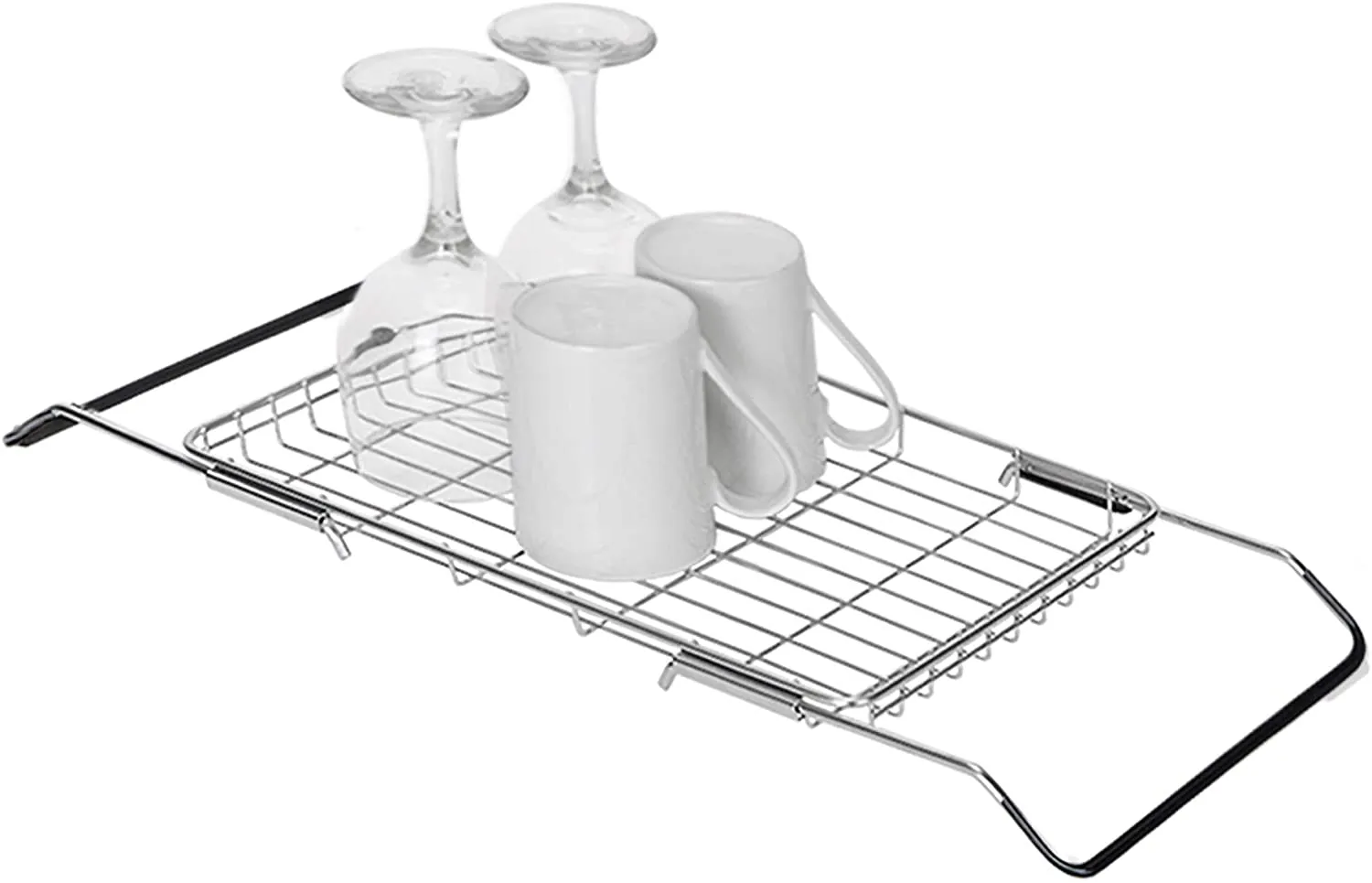 Expandable Dish Drainer with Adjustable Arms