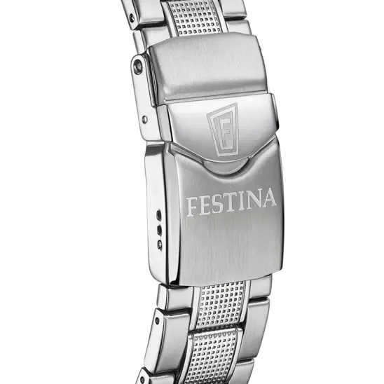 Festina Men's Sophisticated Black Originals Watch with Stainless Steel Bracelet F20669/6