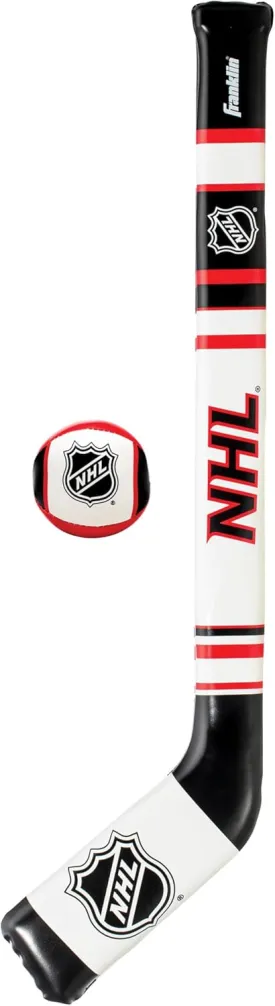 Franklin Sports NHL Kids Hockey Stick & Ball Set, Soft Sport Technology, 24.5 in, for Ages 3 