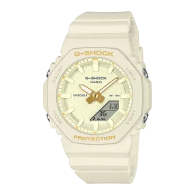 G-Shock Analog Digital White Resin Band White Dial Watch GMAP2100W-7A
