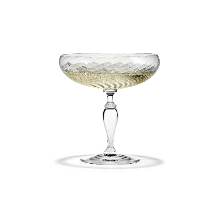 Holmegaard Regina Champagne Glass, 8.5 oz, Clear