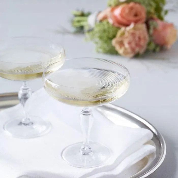 Holmegaard Regina Champagne Glass, 8.5 oz, Clear