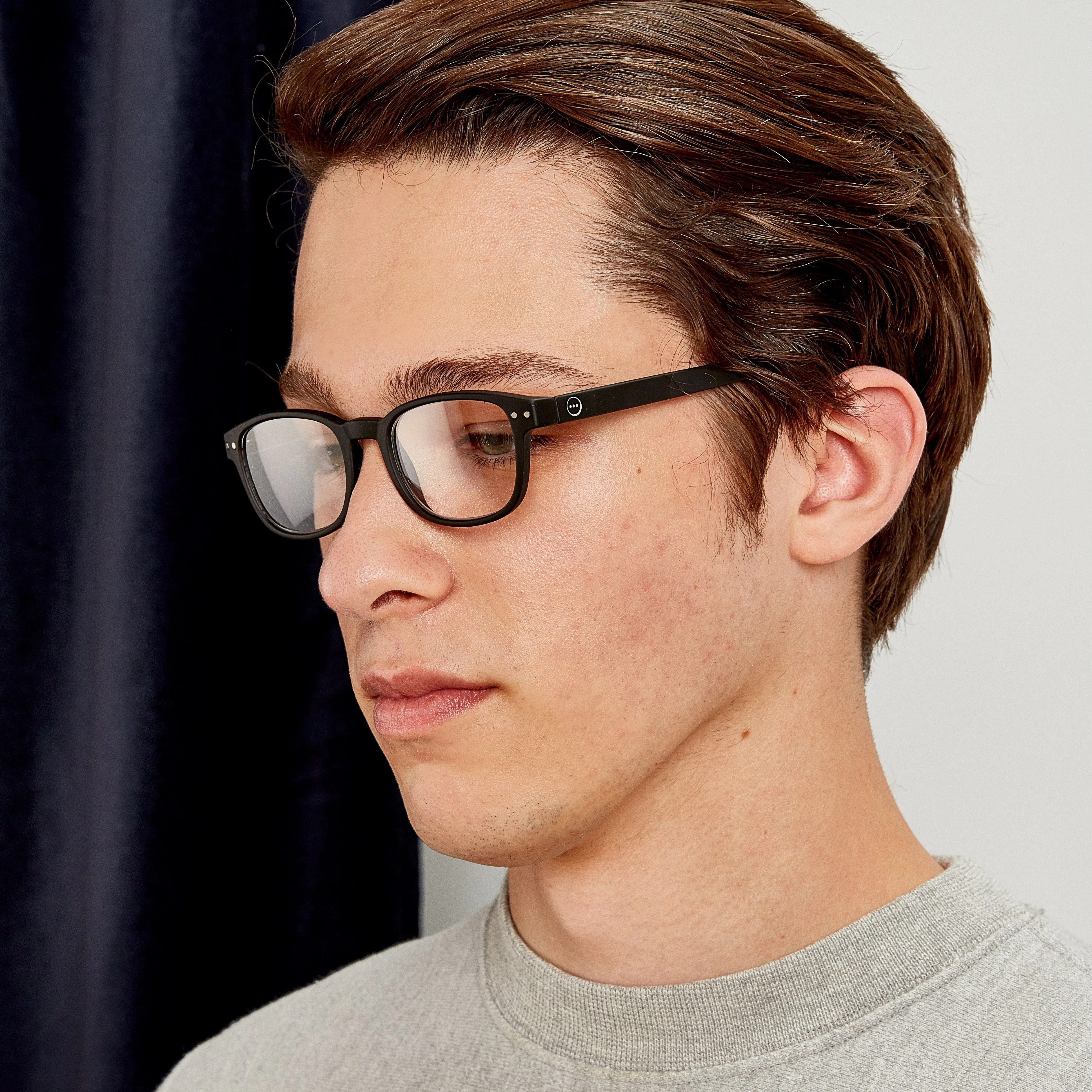 IZIPIZI Rectangular Reading Glasses #B - Black