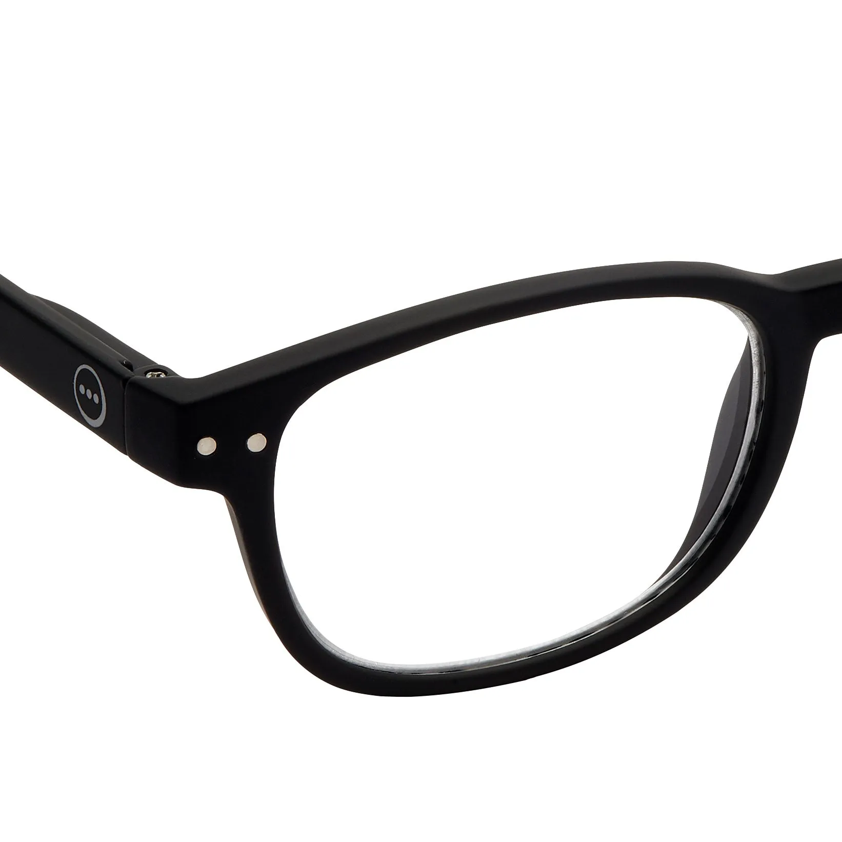 IZIPIZI Rectangular Reading Glasses #B - Black