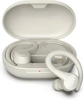 JLab Go Sport  Wireless Workout Earbuds Featuring C3 Clear Calling, Secure Earhook Sport Design, 35  Hour Bluetooth Playtime, and 3 EQ Sound Settings (Sand)