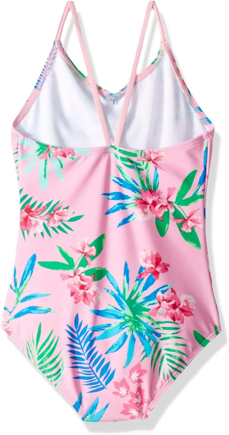 Kanu Surf Girls' Daisy Beach Sport one Piece Swimsuit