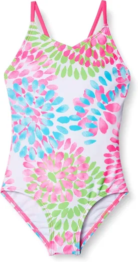 Kanu Surf Girls' Daisy Beach Sport one Piece Swimsuit