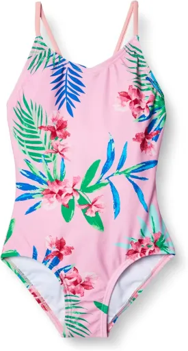 Kanu Surf Girls' Daisy Beach Sport one Piece Swimsuit
