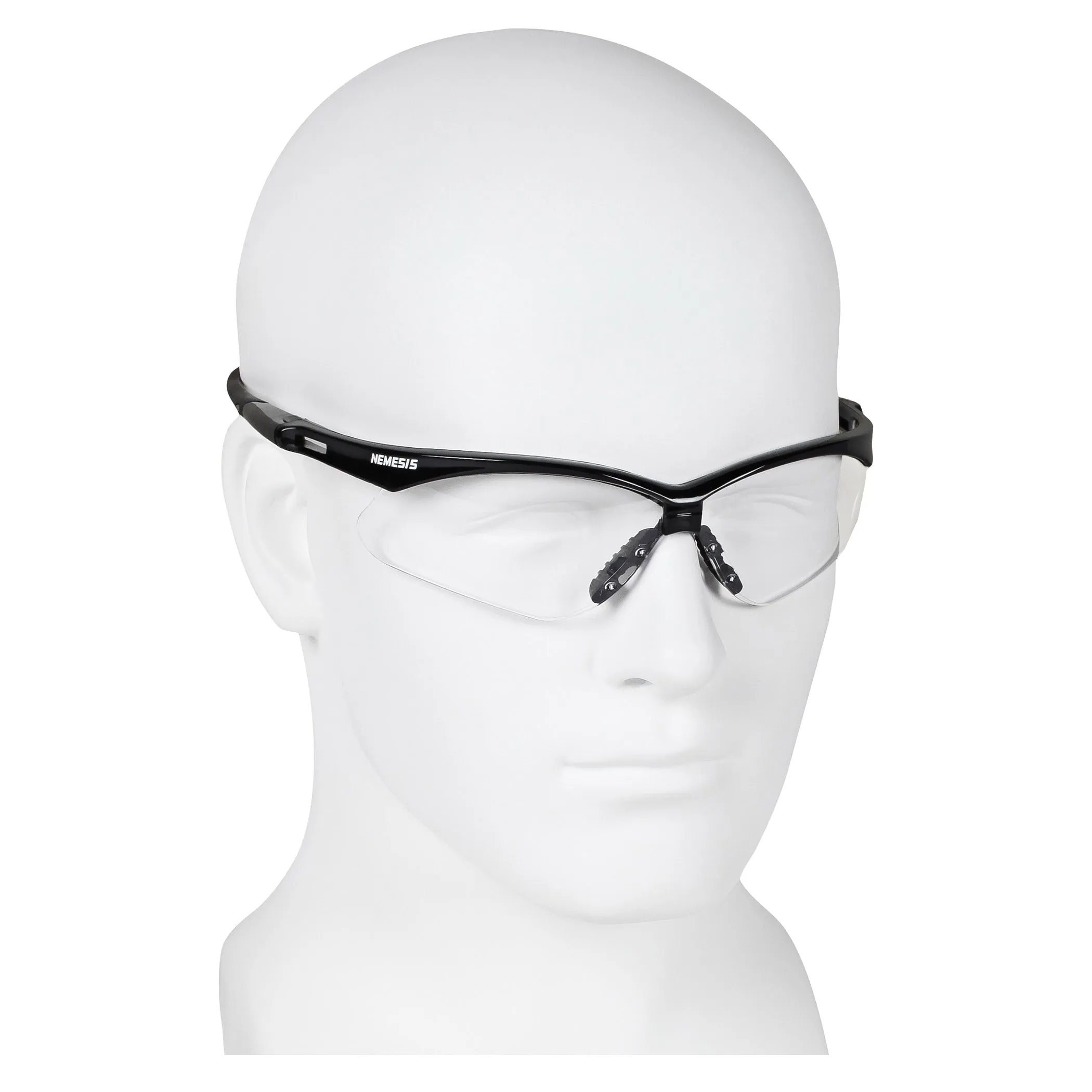 Kimberly Clark Safety Glasses, Clear Lens, Anti-Fog, Black