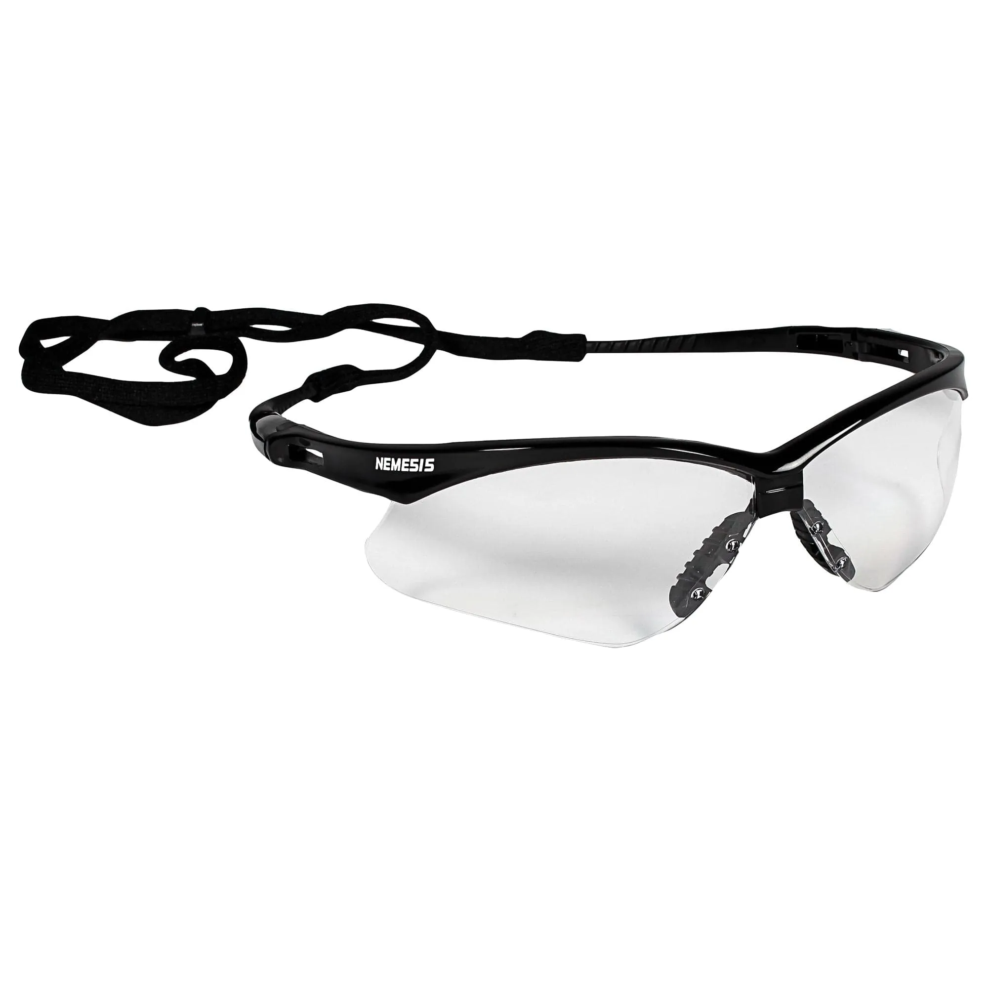 Kimberly Clark Safety Glasses, Clear Lens, Anti-Fog, Black