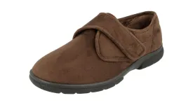 Men'S Slippers / House Shoes (Daniel)2V Wide Fit By Db Shoes in Brown