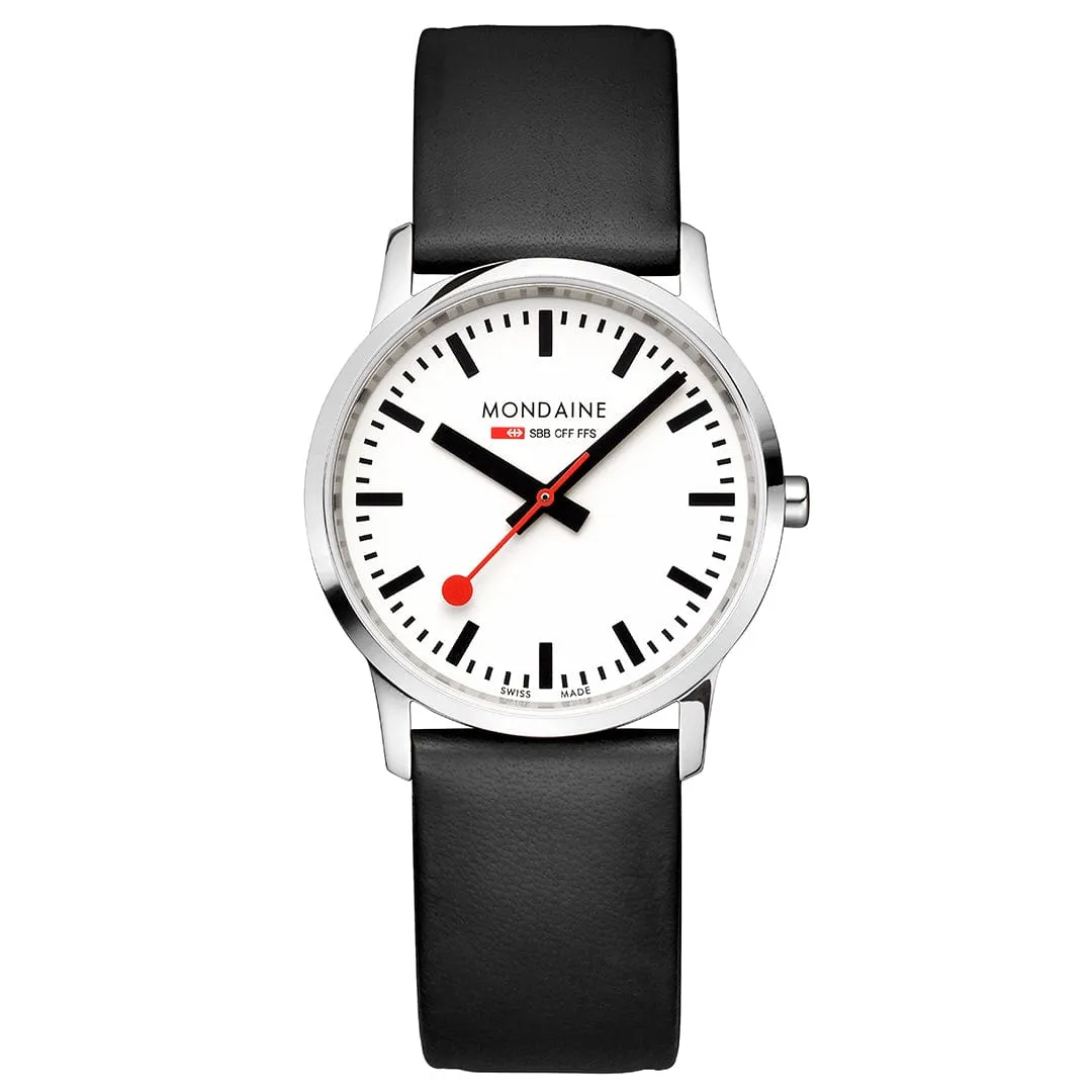 Mondaine Simply Elegant White Dial Womens Watch A400.30351.12SBB