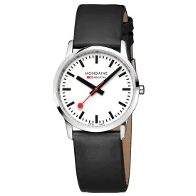 Mondaine Simply Elegant White Dial Womens Watch A400.30351.12SBB