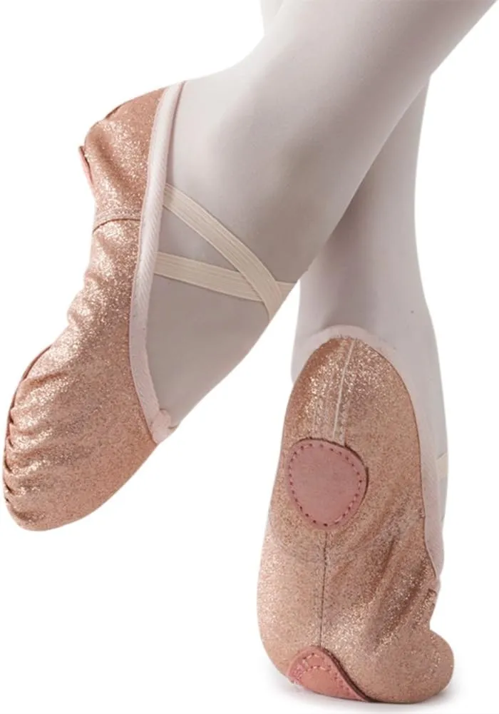 MSMAX Ballet Shoes Wedding Party Dance Flats for Girls (Toddler/Little Kid/Big Kid)