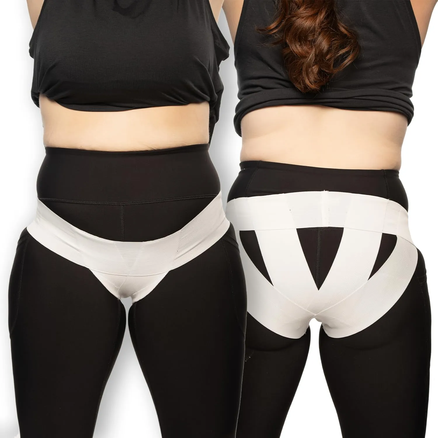 Pelvic Orthotic Support Belt - Uterus Support Girdle for Womens Prolapsed or Dropped Bladder | Vulvar Varicosities | Postpartum Recovery | Symphysis Pubis | Dysfunction Pain - Low Waist