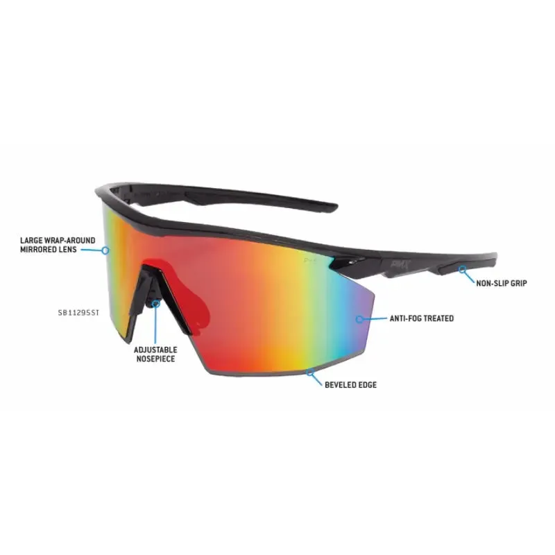 Pyramex® Half Frame Anti-Fog Stylish Lightweight Safety Glasses - PMXSPEC