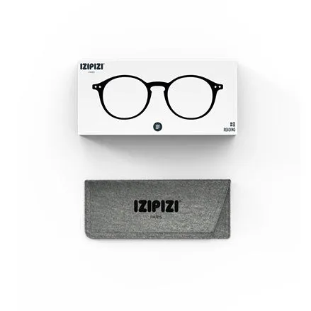Reading Glasses  1 Round in Rosy Red Style D