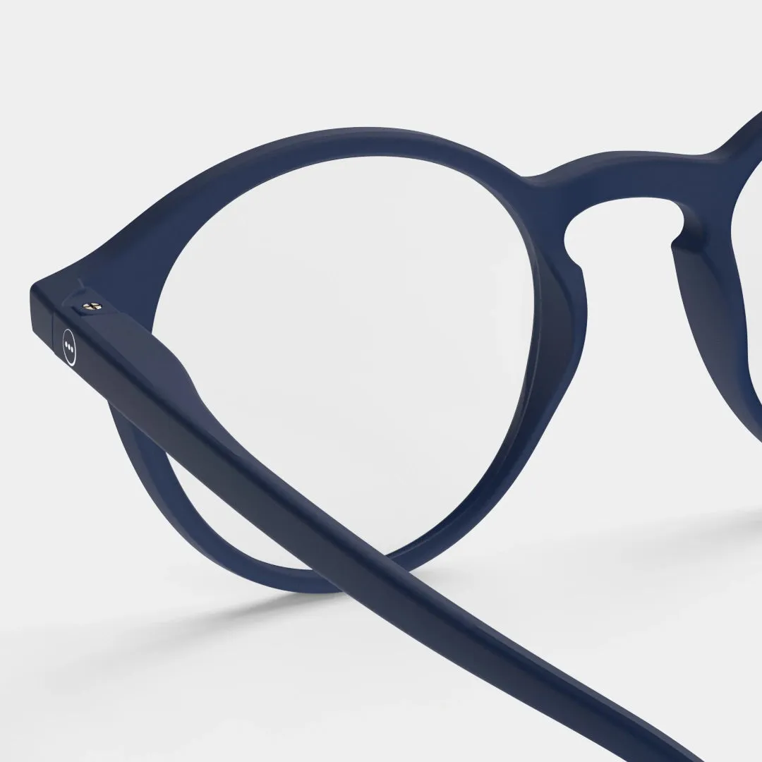 Reading Glasses  2.5 Round in Deep Blue Style D