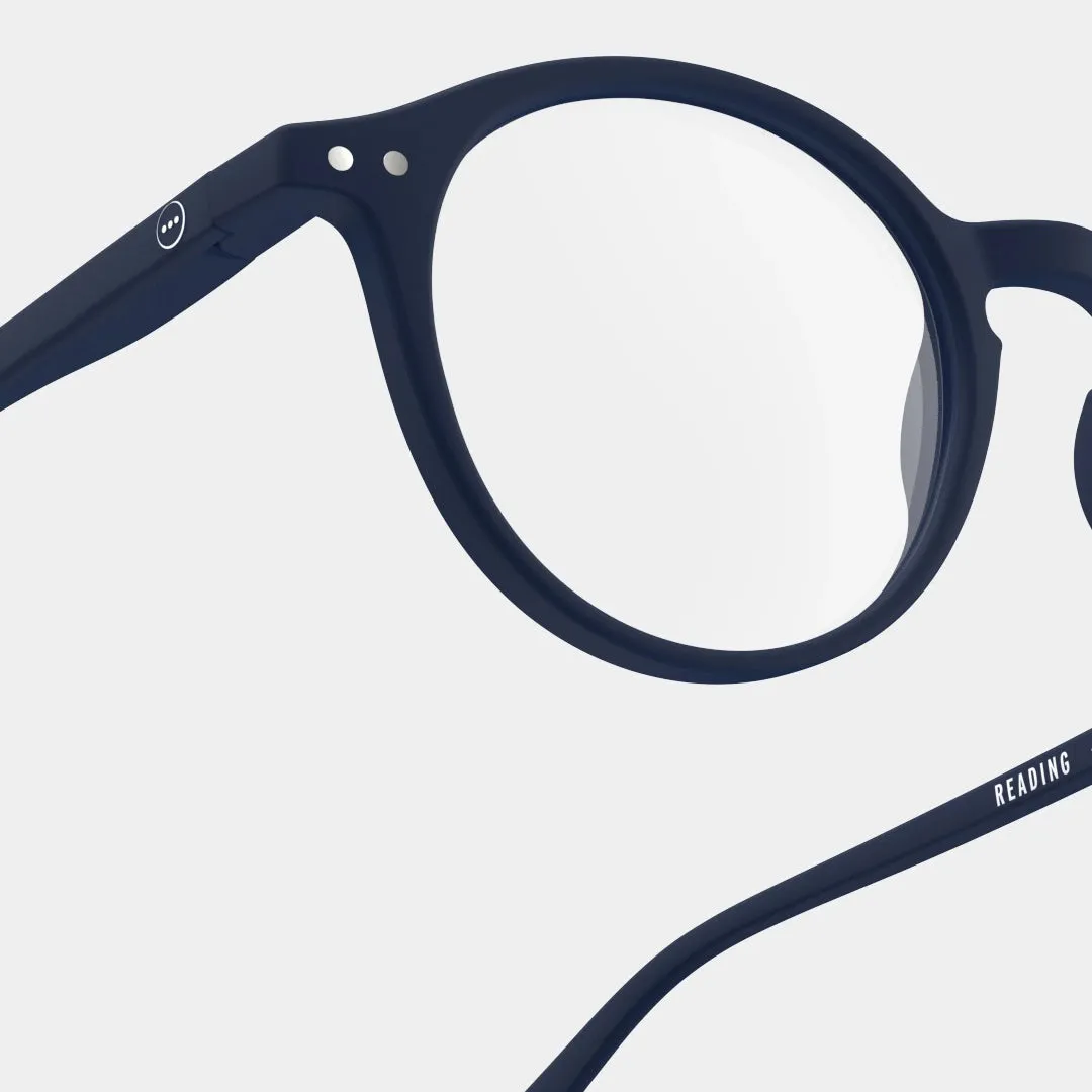 Reading Glasses  2.5 Round in Deep Blue Style D