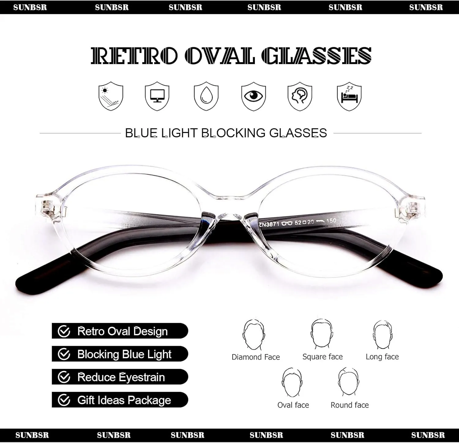 Retro Oval Glasses for Women Men 90s Small Round Blue Light Glasses Oval Y2K Tortoise Eyeglasses