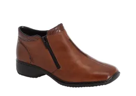 Rieker L3882-24 Womens Twin Zip Casual Ankle Boot