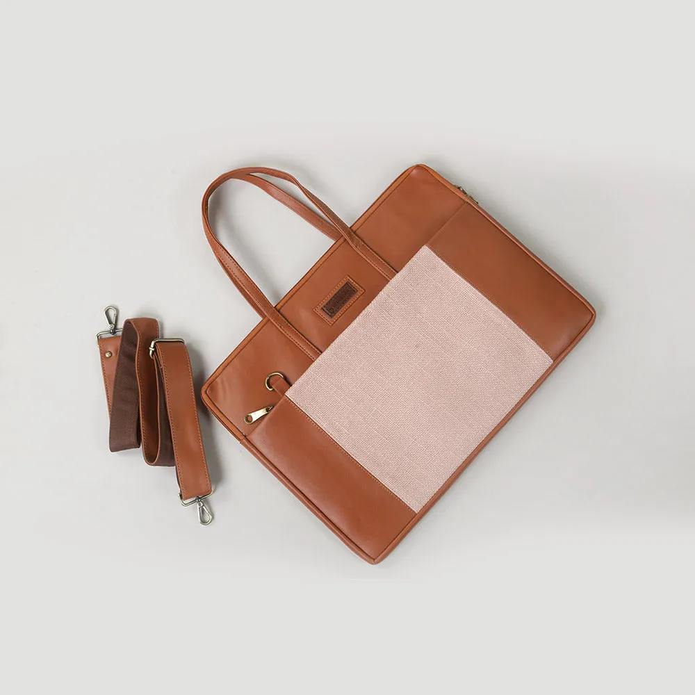 Rose gold Compact wonder Laptop Bag