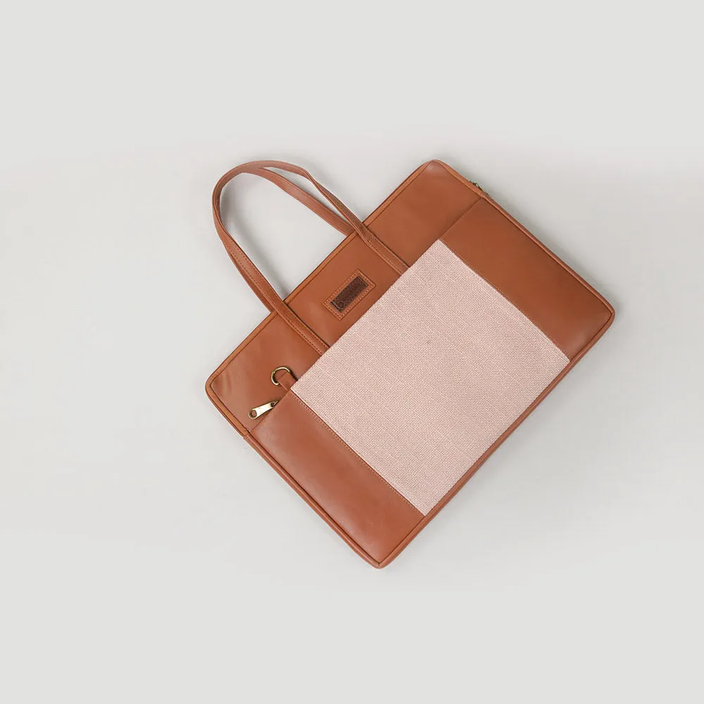 Rose gold Compact wonder Laptop Bag