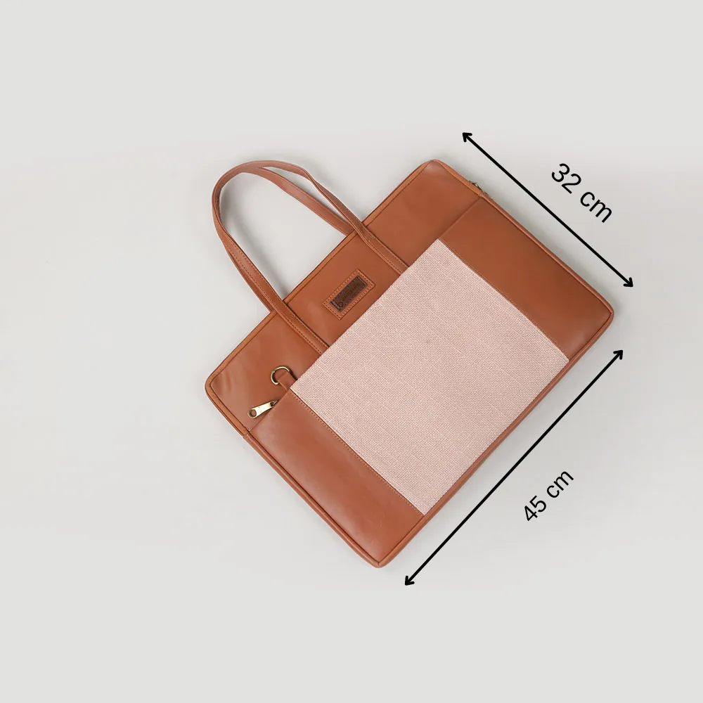 Rose gold Compact wonder Laptop Bag