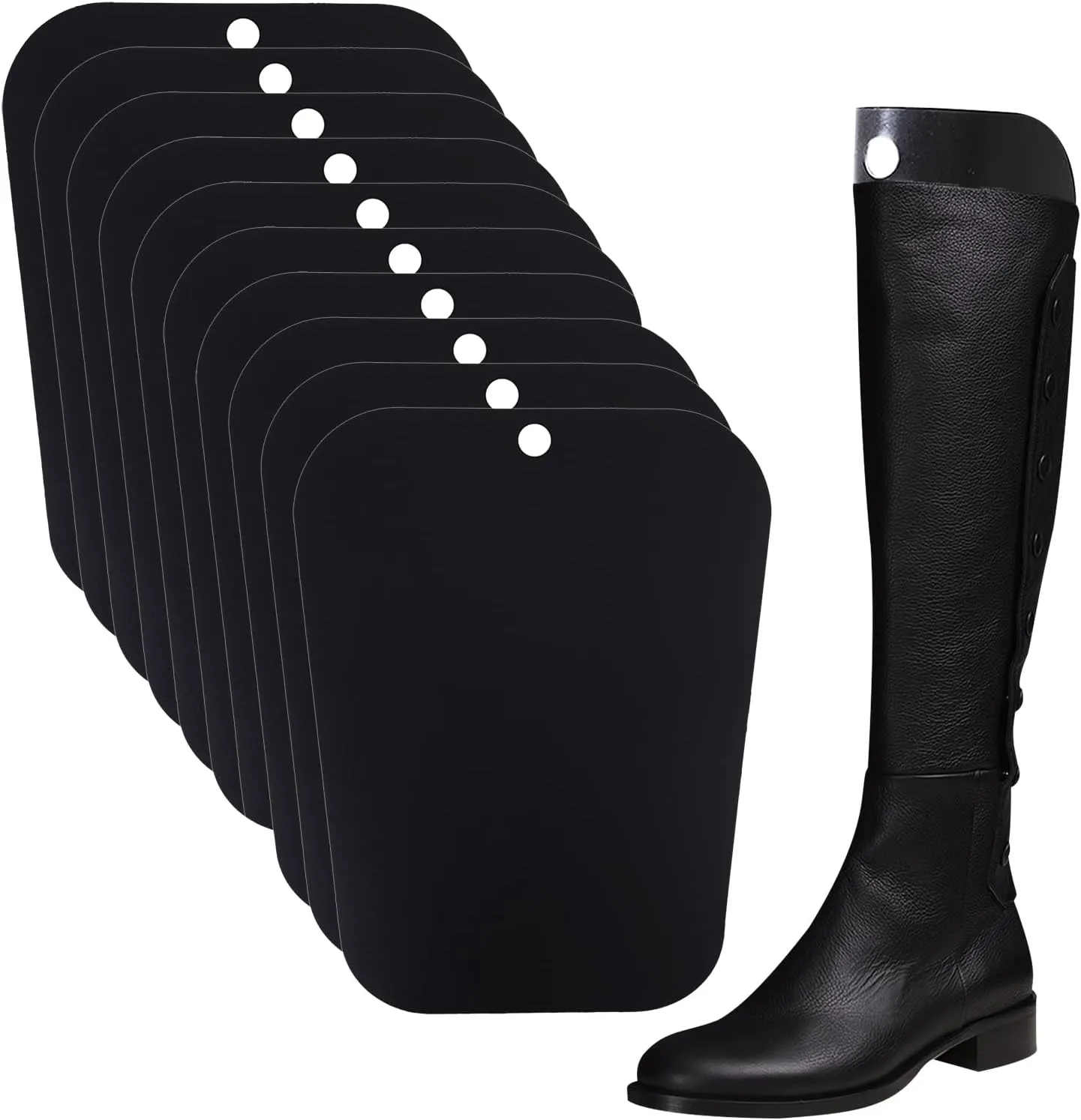 Ruisita 10 Pieces (5 Pairs) Boot Shaper Form Inserts Boots Tall Support for Women and Men