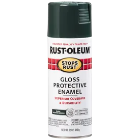 Rust-Oleum® Stops Rust® Protective Enamel Spray Paint Gloss Dark Hunter Green