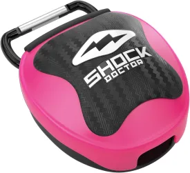 Shock Doctor Mouth Guard Case, Ventilated, Universal Storage for Mouthguard, Adult & Youth Sizes