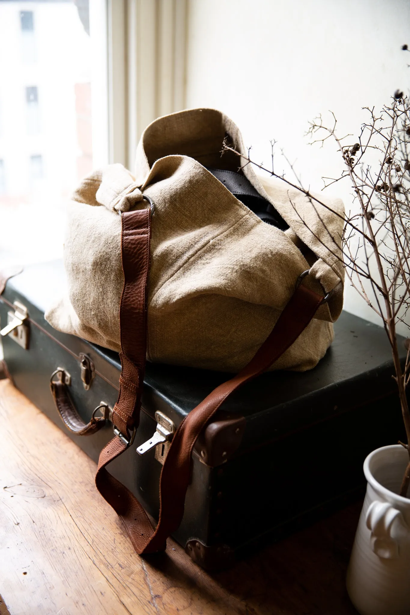 Slouchy Jute Bag- Natural