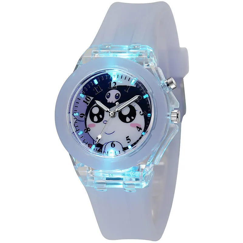 Student Children Watch Cute Cartoon Silicone LED Watch Doll Watch