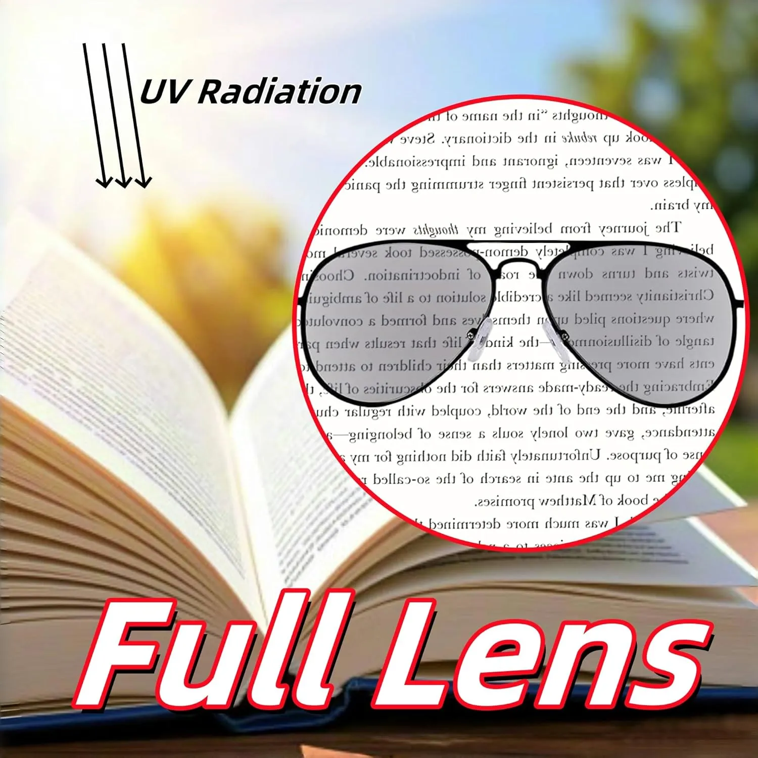 Sun Full Lens Reading Glasses Readers Sunglasses Aviator Sports Unisex